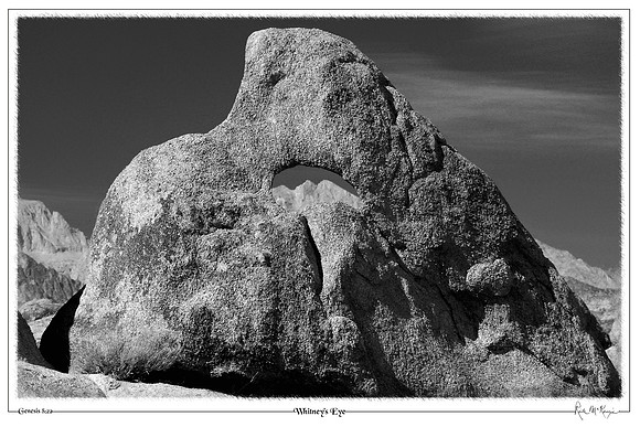 Whitney's Eye-Alabama Hills, Lone Pine, CA