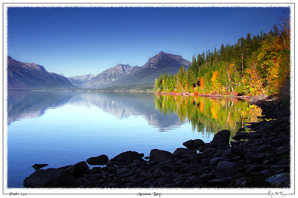 Autumn Bay-Lake McDonald, Glacier Natl Pk, MT