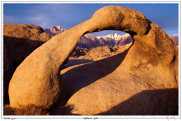 Alabama Arch-Alabama Hills, Lone Pine, CA