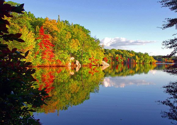 Olney Pond-Lincoln Woods State Pk, RI