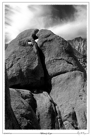 Whitney's Eyes-Alabama Hills, Lone Pine, CA