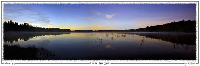 Ozette Lake Sunrise-Olympic Natl Pk, WA