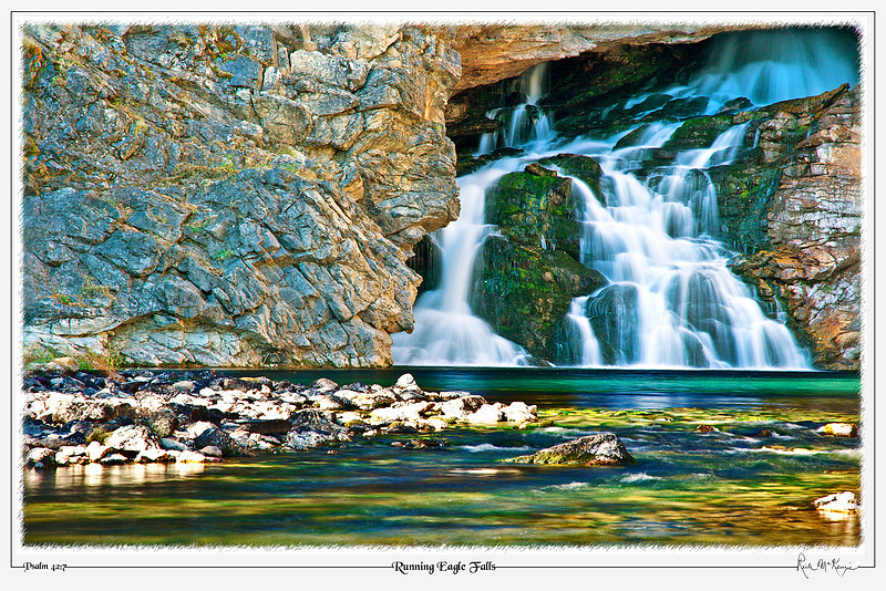 Running Eagle Falls-Glacier Natl Pk, MT