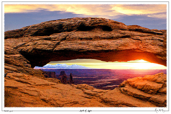 Arch of Ages-Mesa Arch, Canyonlands Nat'l Pk, UT