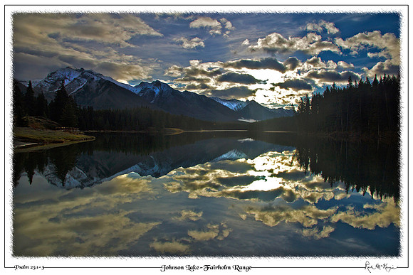 Johnson Lake-Fairholm Range-Banff Natl Pk, Alberta, CAN