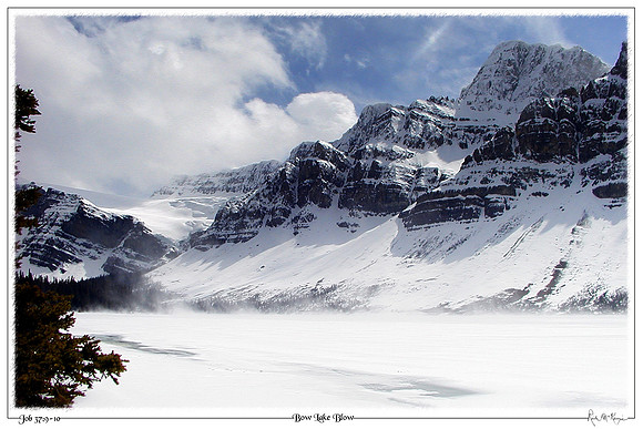 Bow Lake Blow-Banff National Park, Alberta, CAN